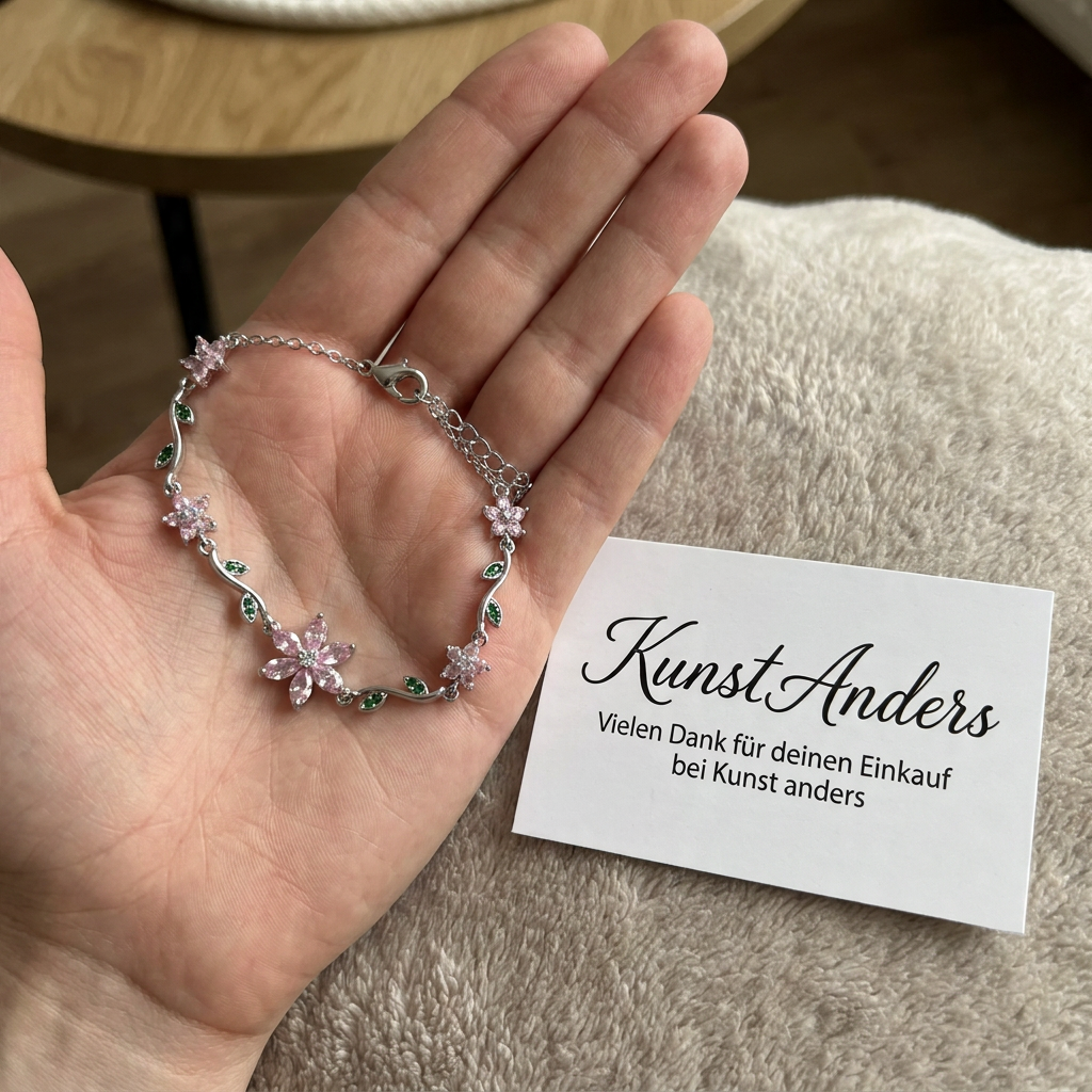 Handgemachtes - Blumen Armband