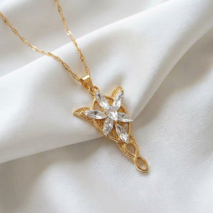 Handgemachte - Blumenstern Kette