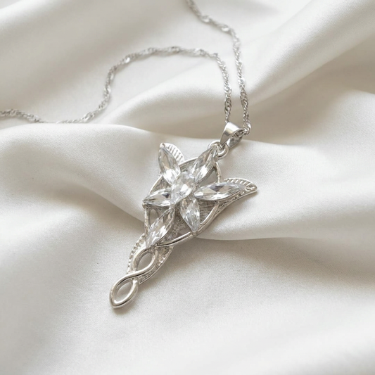 Handgemachte - Blumenstern Kette